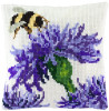 Bumble Bee Cross Stitch Cushion Front Kit by Pako