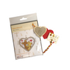 Heart Bears Cross Stitch Kit on Wooden Base by Kind Fox