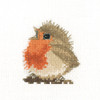 Rowan Robin Cross Stitch Kit by Hertiage