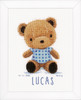 Teddy Bear Counted Cross Stitch Kit by Vervaco