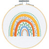 Rainbow Embroidery Kit with Hoop by Dimensions