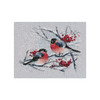 Bullfinches on Mountain Ash Counted Cross Stitch Kit By Oven