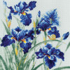 Blue Irises Counted Cross Stitch Kit By Riolis