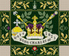 King Charles III Church kneeler on Green  By Jacksons