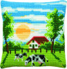 Farm Scene Cross Stitch Kit by Pako