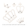 Crown Gems: White: Pack of 5 by Trimits