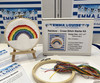 Rainbow Cross Stitch Kit Starter Box with Hoop by Emma Louise