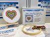 Heart Cross Stitch Kit Starter Box with Hoop by Emma Louise