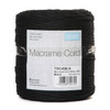 Black Macramé Cord: Cotton: 87m x 4mm: 0.5kg By Trimits