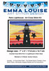 Retro Lighthouse Counted Cross Stitch Kit By Emma Louise