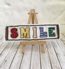 SMILE Bookmark Cross Stitch Kit By Emma Louise