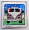 Campervan Fridge Magnet Cross Stitch Kit By Emma Louise