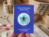 Blue Flower Bee - Needle Minder By Sew sophie