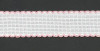 1 Metre of Aida Band Fabric 3cm Wide 14 Count White with Pink Edge