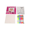 Zebra Heart Neon Cross Stitch Kit by Anchor