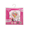 Zebra Heart Neon Cross Stitch Kit by Anchor