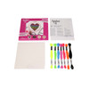 Leopard Heart Neon Cross stitch Kit by Anchor