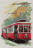 Old Tram Counted Cross Stitch Kit By Riolis