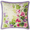 Pastel Bindweed Cushion Counted Cross Stitch Kit by Riolis