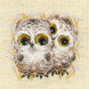 Little Owls Counted Cross Stitch by Riois