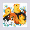 Best Friends Counted Cross Stitch Kit By Riolis