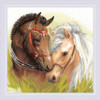 Pair of Horses Counted Cross Stitch Kit By Riolis