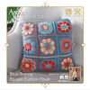 Crochet Kit: Cushion Cover: Granny Square: Blue by Anchor