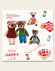 Happy Chenille Teddy Bears' Picnic Pattern Book by DMC