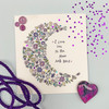 Love You To The Moon Counted Cross Stitch Kit By Bothy Threads