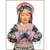 Thai Hill Tribe Girl Cross Stitch Kit by Lanarte