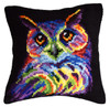 Colourful Owl Cushion Cross Stitch Kit By Orchidea 