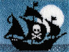 Pirate Ship Latch Hook Rug Kit by Wonderart