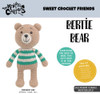 Bertie Bear Crochet Friend Kit by knitty Critters