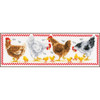 Chicken Cross Stitch Kit by Vervaco