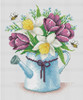 Spring Bouquet Counted Cross Stitch Kit By VDV