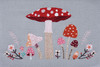 Sewing Box (M): Embroidered Lid: Woodland Toadstool