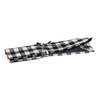 Knitting Pin Wrap XL: Monochrome Gingham