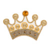 Gold Gem Crown Motif by Trimits