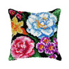 Flowers Cushion Latch Hook Kit by Orchidea