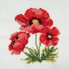 Poppies Counted Cross Stitch Kit By Trimits