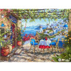 Santorini View from Terrace Counted Cross Stitch Kit By Merejka