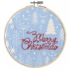 Merry Christmas Freestyle Embroidery Kit By Leisure Arts