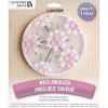 Organza Wild Angelica Freestyle Embroidery Kit By Leisure Arts
