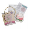 Organza Wild Angelica Freestyle Embroidery Kit By Leisure Arts