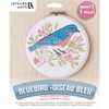 Blue Bird Freestyle Embroidery Kit By Leisure Art