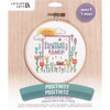 Positivity Counted Cross Stitch Kit By Leisure Art