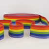 Multi-Coloured: Rainbow Webbing: 1m x 40mm