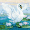 White Swan Counted Cross Stitch Kit By Riolis