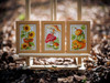 Miniature: Autumn Set of 3 Cross Stitch Kit by Vervaco