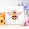 Mandala Bee Cross Stitch Kit by Meloca Designs